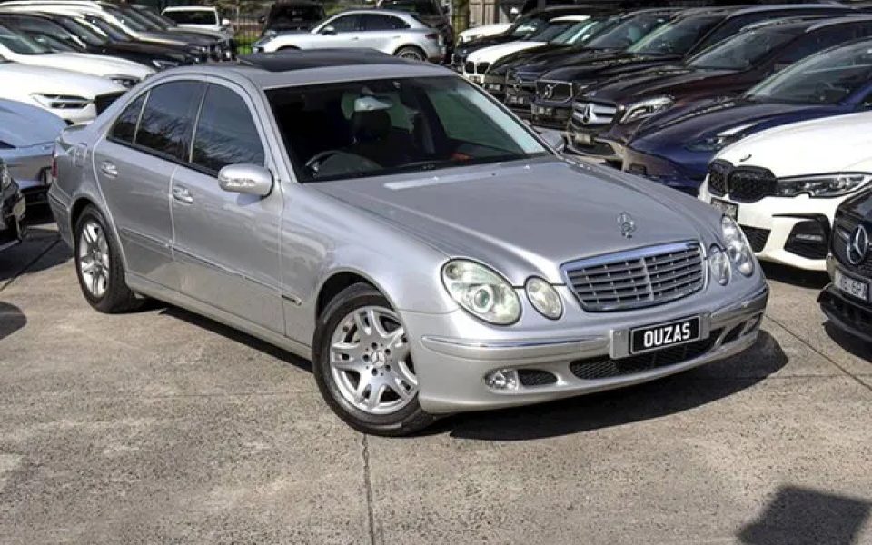 2003 Mercedes-Benz E-Class W211 E320 Elegance Silver 5 Speed Sports Automatic Sedan