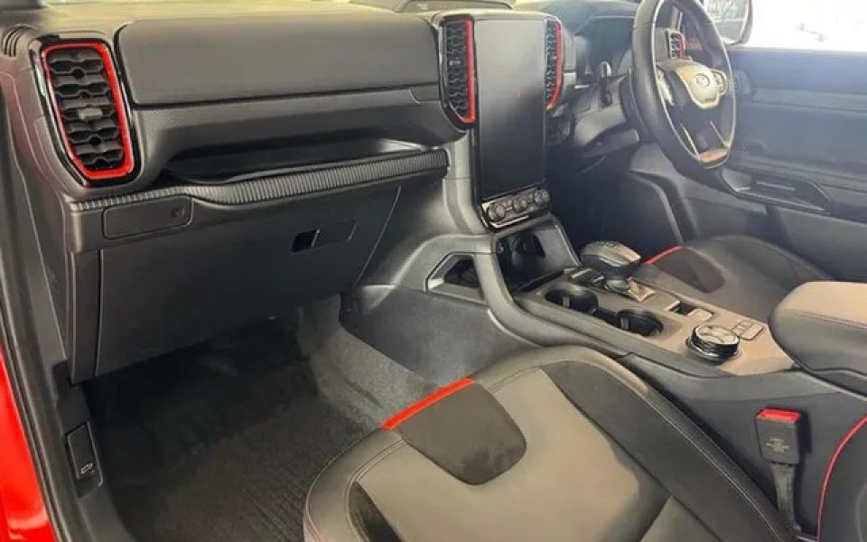 2025 Ford Ranger PY 2026.00MY Raptor FullTime 4WD DR Orange 10 Speed Sports Automatic Dual Cab
