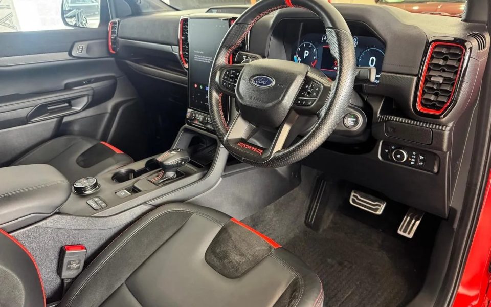 2025 Ford Ranger PY 2026.00MY Raptor FullTime 4WD DR Orange 10 Speed Sports Automatic Dual Cab