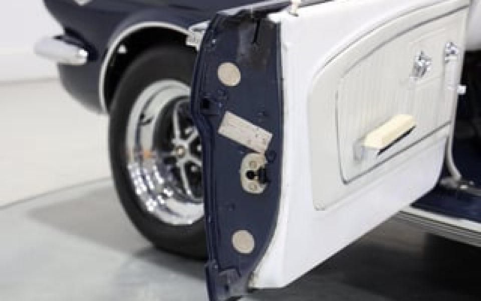 For sale 1964 1/2 Ford Mustang Convertible 289ci 4sp Man - Caspian Blue   Now for sale is this absolutely gorgeous Caspian Blue '65 Mustang Convertible. A quality example featuring the D code 289ci 4V... Sydney Showroom