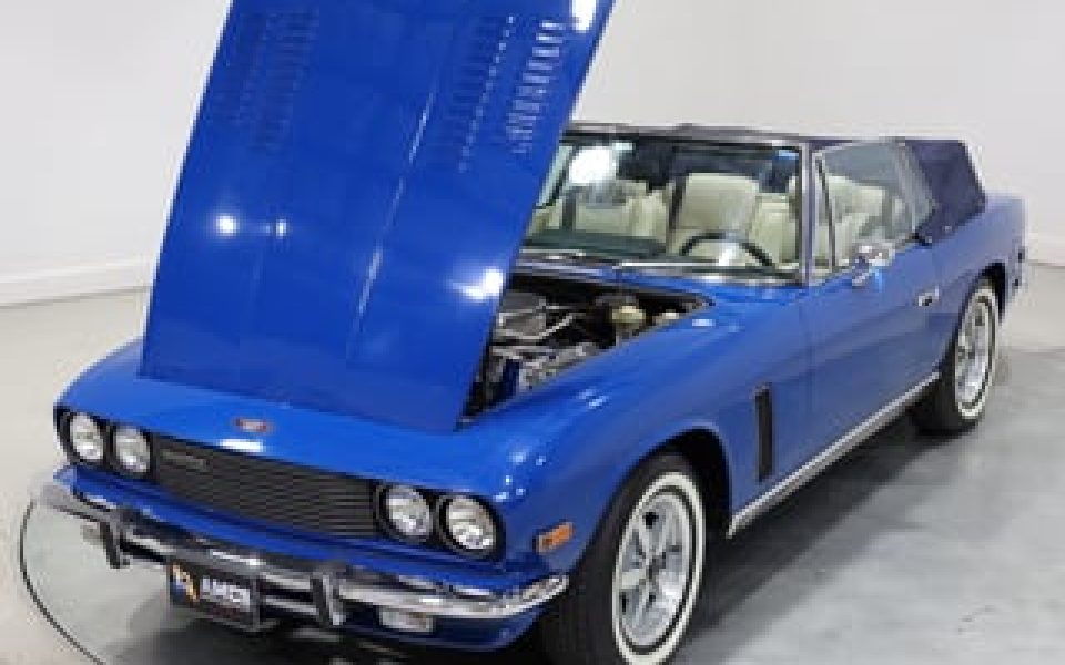 Sold 1975 Jensen Interceptor Mk III - 440ci V8   For sale is a rare 1975 Jensen Interceptor Mk III Convertible presented in gorgeous Pacific Blue with an impeccably kept Cream... Bankstown, NSW