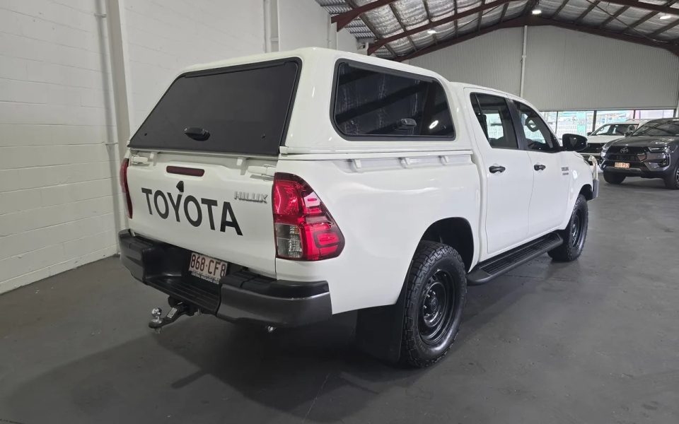 2021 Toyota Hilux GUN136R SR Double Cab 4x2 Hi-Rider Glacier White 6 Speed Sports Automatic Utility